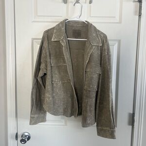 Thread & Supply Khaki Utility Jacket